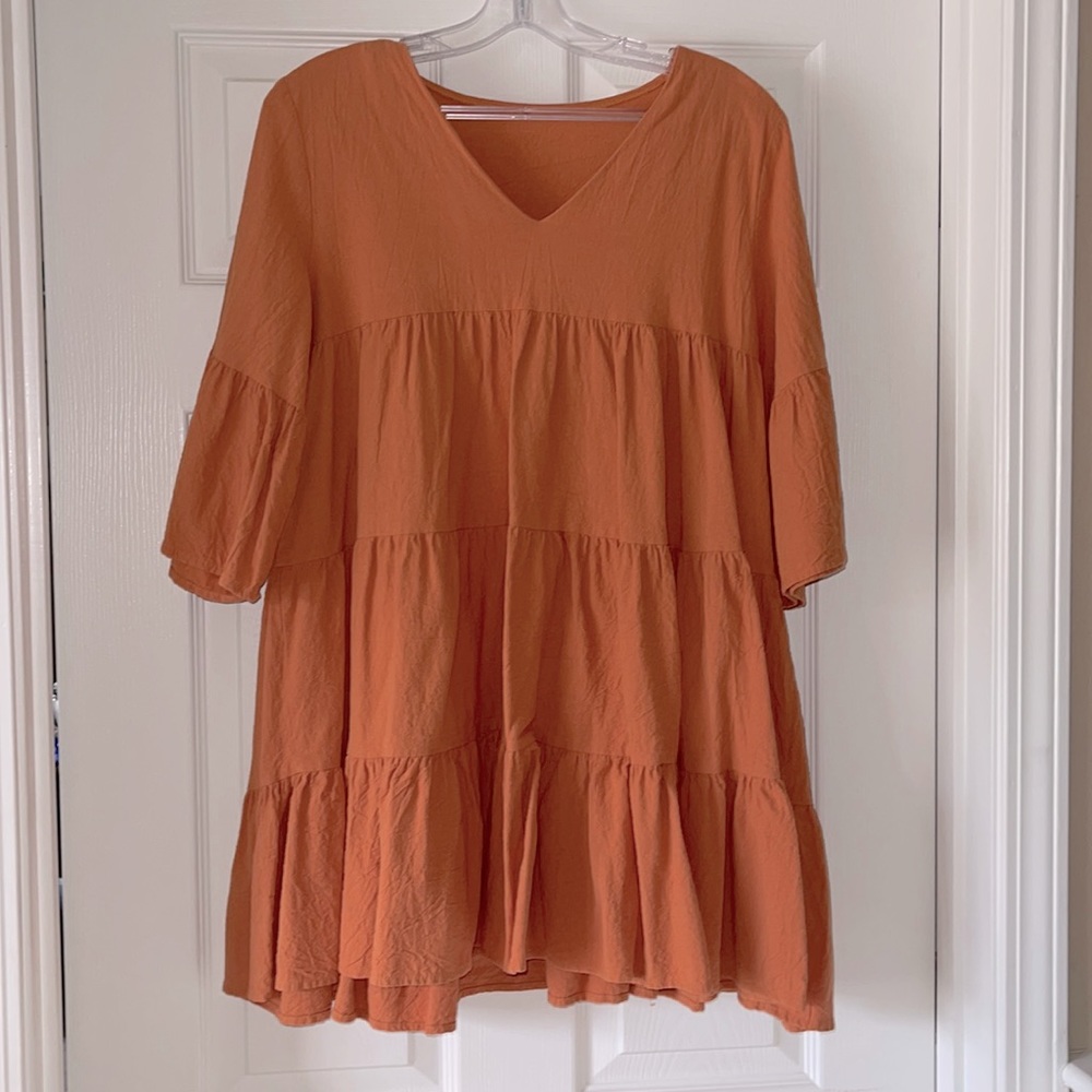 Orange/Rust Mini Dress